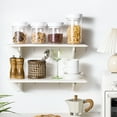 thumbnail image 2 of Estante de almacenamiento de pared plegable, estante flotante para cocina, 2 of 7