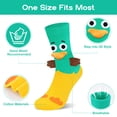 thumbnail image 2 of Funny Mallard Duck Socks for Men Women Teen Boys -Cute Novelty Crazy Silly Cool 3D Animal Socks Duck Accessories Gift -Fathers Valentines Birthday Fun Gift Ideas Christmas Stocking Stuffers, 2 of 7