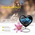 thumbnail image 5 of Forget Me Not Flowers Small Urn For Ashes For Women, Keepsake Urns For Human Ashes, Heart Shaped Urns For Adult Ashes Men, Heart Keepsakes For Ashes, Little Urns For Human Ashes 3inch Pack Of 1, 5 of 5
