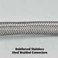 thumbnail image 2 of Keeney PP25523 60-Inch Stainless Steel Ice Maker Supply Line, 1/4-in x 1/4-in Compression, 2 of 2