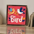 thumbnail image 3 of Cartoon Birds Art Wooden Sign Wall Plaque - Vintage Art Decoration, Wall Decoration - Ideal Gift For Home Decoration, Living Room, Bathroom, Bedroom, Garden, Dining, Bar, Cafe, Festival Party Decor, 3 of 7