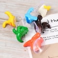 thumbnail image 1 of OUNONA 6Ud Animal Hook De Plástico Con Ventosa Color Surtido Para Y Orden En El Hogar, 1 of 5