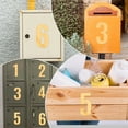 thumbnail image 4 of GIXUSIL 10 Pcs 4 Inch Vinyl Mailbox Numbers Large House Number Stickers Self Adhesive Door Address Numbers Waterproof Truck House Number Stickers - Golden, 4 of 8