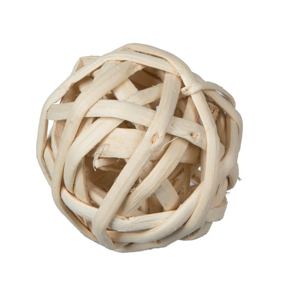 Vickerman Natural Botanicals 2.4" Kambu Ball, Bleached. Includes 50 pieces per Pack.