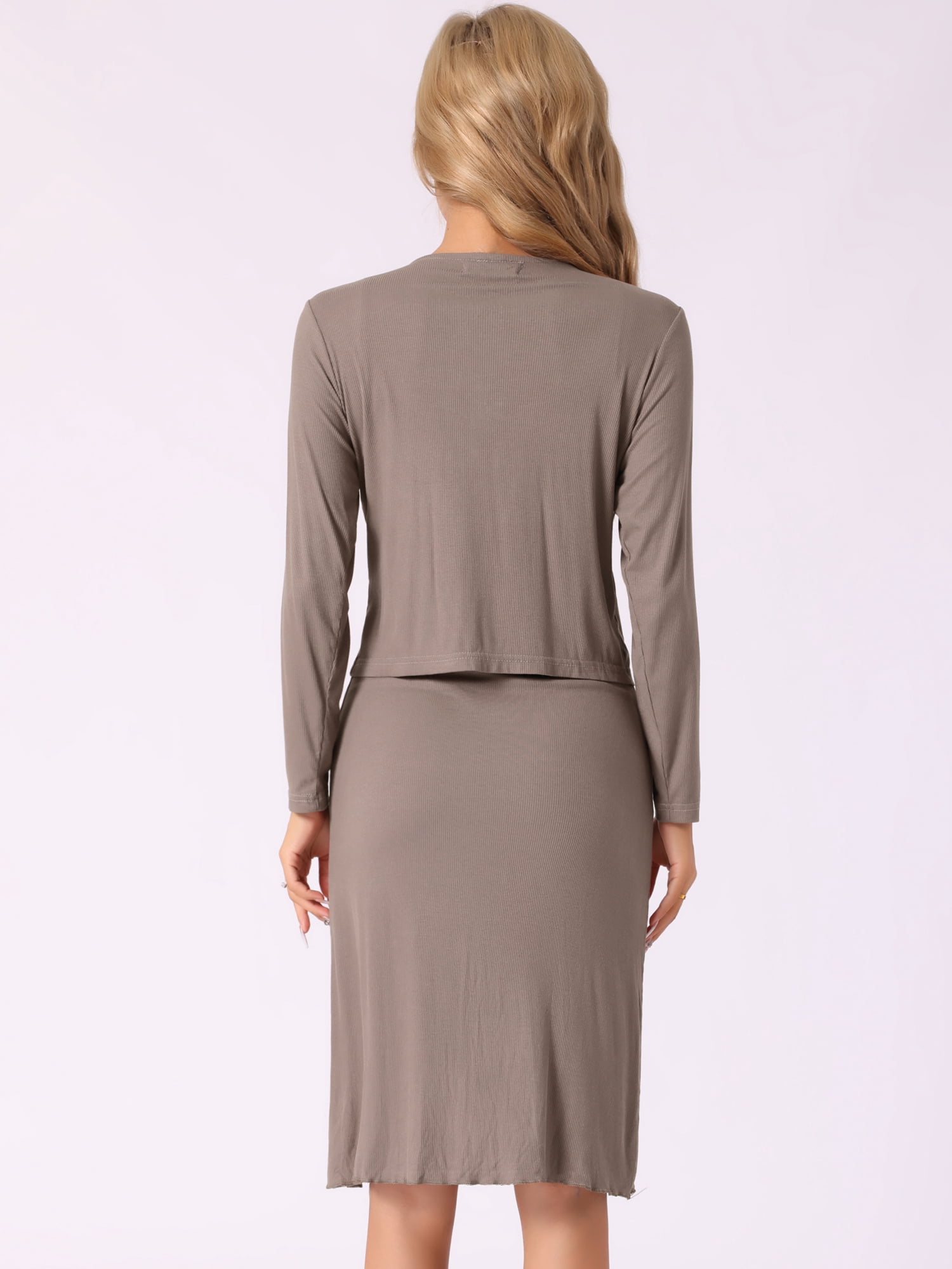 DARING DIVA Women's Rayon Spaghetti Strap V Neck Knee Length Night Dresswear XL Brown