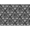 thumbnail image 1 of Ahgly Company Indoor Rectangle Patterned Charcoal Black Area Rugs, 6' x 9', 1 of 6