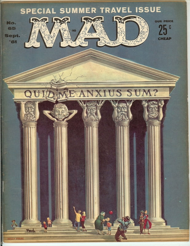 MAD Magazine Vintage Collectible #65 Sept 1961 Very Fine (VF)