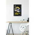 thumbnail image 6 of NFL Los Angeles Rams - Neon Helmet 23 Wall Poster, 14.725" x 22.375" Framed, 6 of 6
