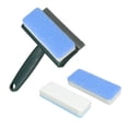 thumbnail image 3 of Uxcell Shower Squeegee Cleaning Kit with Sponge & 2 Extra Replacement Head Green Handle, 3 of 5
