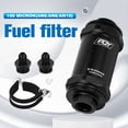 thumbnail image 3 of Universal Filter BLACK AN10 Inline Fuel Filter E85 Ethanol with 100μm (0.1MM) Stainless Steel Element,1 x Fuel Filter, 3 of 5