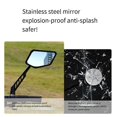 thumbnail image 1 of Bike Wide Range Backsight Reflector Adjustable Bike Mirror Bicycle Handlebar Rear View Mirror Left, 1 of 5