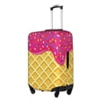 thumbnail image 2 of Kll Red Ice Cream Luggage Cover Suitcase Cover Suitcase Protector (Luggage not included)-Medium, 2 of 8