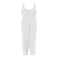 thumbnail image 3 of Women's Sleeveless V-Neck Loose Fit Jumpsuit with Pockets Casual Baggy Summer Outfit, 3 of 6