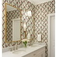 thumbnail image 3 of S4Sassy Peel & Stick Vinyl Wallpaper, Budding Stripes Print Wallpaper Contact Paper Waterproof- White, 25"X 120", Textured Removable Wall Covering For Home Decor In Living Areas, Renter Space, 3 of 7