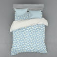 thumbnail image 2 of Ambesonne Floral Bedding Set 3 Pcs, Happy Pastel Daisy Flowers, Twin XL, Mustard Pale Sky Blue, 2 of 3