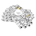 thumbnail image 2 of XMXY Woven Placemats Set of 4 PCS, Monster Doodle Table Mats Washable Heat Resistant Placemats, 2 of 6