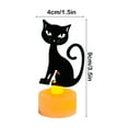 thumbnail image 3 of Halloween Flameless Candles Bats Battery Operated Tealights Set Halloween Candles Decor for Home Party Gift, 3 of 6