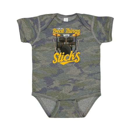 

Inktastic Drummer Funny Drum Music Quote Gift Baby Boy or Baby Girl Bodysuit