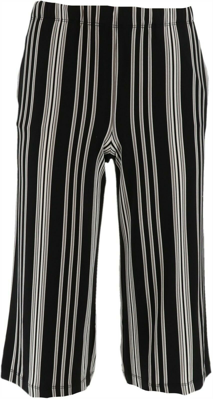 Susan Graver Printed Liquid Knit Capri 