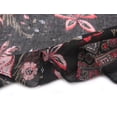 thumbnail image 4 of Bufandas De Poliéster Playa Grande Mantón Envolturas Estilo Vintage Para Mujeres Negro 71"x35.5", 4 of 6