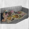 thumbnail image 6 of Floral Soft Flannel Fleece Throw Blanket, Healing Herbs Heart Shaped Bowls Flower Petals on Wooden Planks Print Healthcare, Cozy Plush for Indoor and Outdoor Use, 70" x 90", Multicolor, by Ambesonne, 6 of 6