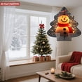 thumbnail image 3 of Metal Hanging Christmas Tree Wind Decorations - Festive Garden Spinners with Cheerful Snowman Design Lights & Snowflakes for Yard Decor, 3 of 7