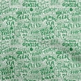 thumbnail image 1 of oneOone Viscose Chiffon Green Fabric Writing Beach Sewing Material Print Fabric By The Yard 42 Inch Wide, 1 of 4