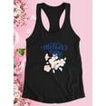 thumbnail image 3 of Mothers Day Apple Flowers Racerback Tank Women -Image by Shutterstock, Female Small, 3 of 4