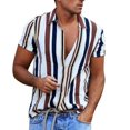 thumbnail image 2 of Camisas Tipo Para Hombre Hombres Casual Impreso Camisas Moda Top Blusa Camisas (A, XL), 2 of 3