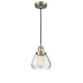 thumbnail image 3 of Innovations Lighting  Fulton - 1 Light 7" Cord Hung Mini Pendant Clear/Oil Rubbed Bronze, 3 of 5