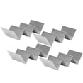 thumbnail image 1 of Taco Holders Taco Holder Taco Holders Set Taco Holders Stainless Steel  Taco Stand Taco Holder Stand Taco Tray Taco Rack Nacho Trays,4Pcs Taco Holders W-Shape Stainless Steel, 1 of 8