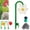 White, variant on Crazy Daisy Sprinkler, Crazy Dancing Flower Water Sprinklers Funny, 360° Rotating Lawn Sprinkler for Yard Irrigation, Outdoor Water Play for Kids & Pets, Fun Garden Sprayer for Summer