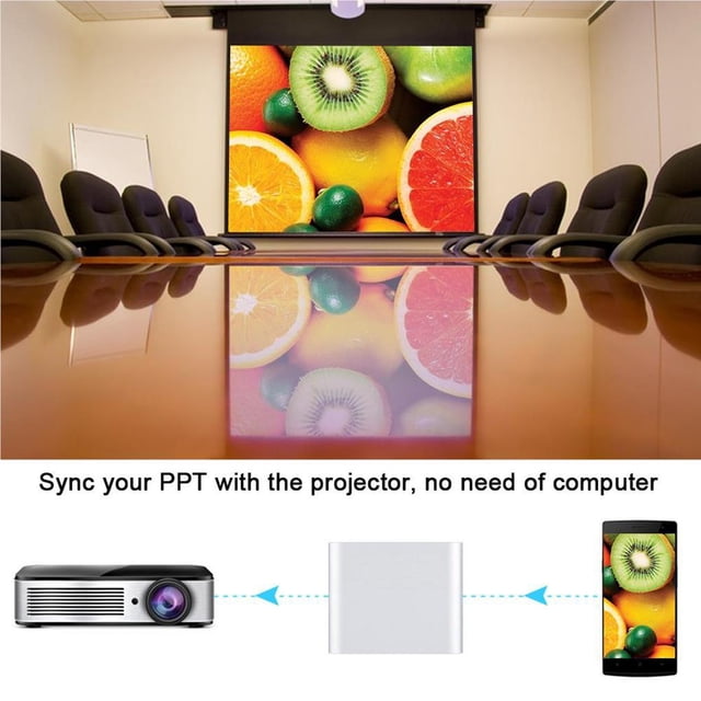 Usb/Micro Usb A Vga Hdmi Video Converter Adapter Digital Hdtv Dock Para Iphone Y Teléfono Android Scienceny EL006336-00