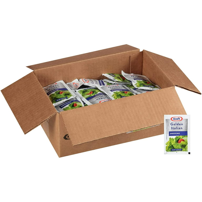 KraftheinzKraft Golden Italian Dressing (1.5 Oz Packets, Pack Of 60) -  Walmart.com