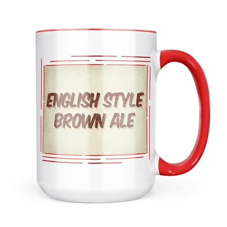 

Neonblond English Style Brown Ale Beer Vintage style Mug gift for Coffee Tea lovers