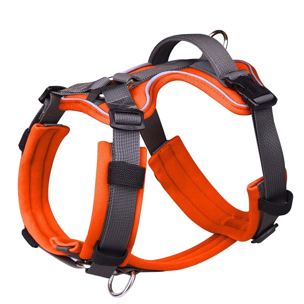 Didog No Pull Dog Harness Reflective Nylon Adjustable Pet Vest for Medium Large Dogs with Handle