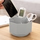 thumbnail image 5 of Soporte organizador de escritorio Sunnimix con 5 ranuras Gris blanco, 5 of 8