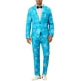 thumbnail image 2 of INSPIRE CHIC Christmas Printed Sports Coats for Men's Graphic Party Costume Blazers, 2 of 4