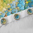 thumbnail image 4 of Manfei Blue Flowers Girl Black Out Curtains,Spring Garden Curtains Pack of 2 (42x63 Each),Abstract Oil Painting Bedroom Curtains,Ultra Soft Home Decor, 4 of 6