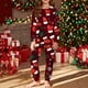 thumbnail image 1 of Conjuntos de blusas y camisas de cuello redondo y manga larga con estampado navideño para niños Camisa de manga larga con cuello redondo y cintura elástica Pantalones largos Conjunto de traje de casa, 1 of 6