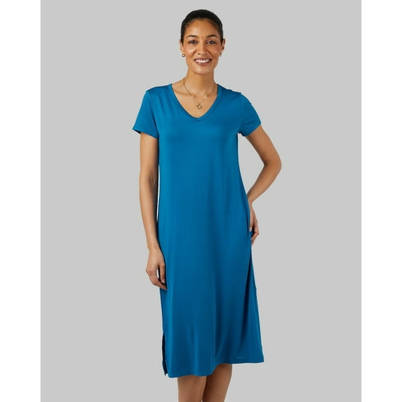 32 Degree WOMEN'S COOL T-SHIRT DRESS Blue Saphire