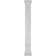 thumbnail image 2 of Ekena Millwork 8"W x 8'H Craftsman Classic Square Non-Tapered Calico Fretwork Column w/ Tuscan Capital & Tuscan Base, 2 of 8