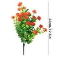 thumbnail image 3 of Horivan Artificial Outdoor Flowers Fake Green Shrubs Plants for Garden Porch Decoration, UV Resistant Faux Greenery for Home Exterior Decor, 3 of 9