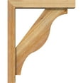thumbnail image 3 of Ekena Millwork 4"W x 18"D x 22"H Funston Block Rough Sawn Bracket w/ Offset Brace, Western Red Cedar, 3 of 25