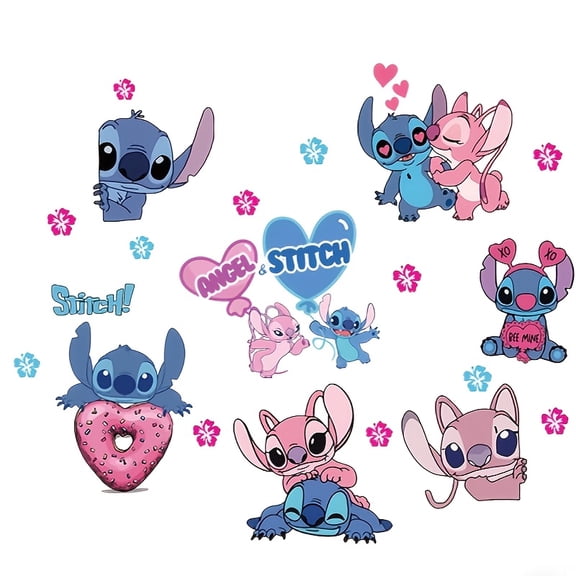 3D wall stickers, Stitch wall stickers, interior decoration, background wall decoration, room decoration, 60X40CM