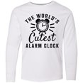thumbnail image 3 of Inktastic The Worlds Cutest Alarm Clock Long Sleeve Youth T-Shirt, 3 of 5