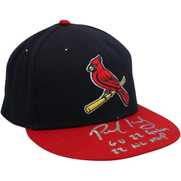 Paul Goldschmidt St. Louis Cardinals Autographed Game-Used Navy and Red Cap from the 2022 MLB Season with Multiple Inscriptions - Fanatics Authentic Certified