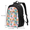 thumbnail image 5 of Wukai Tropical Plants Travel Laptop Backpack: Business Water-Resistant Bag with USB Charging Port, Ideal College Backpack for Men & Women, 5 of 6