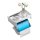 thumbnail image 5 of Paper Towel Holder with Shelf Adhesive Paper Towel Rack Toilet Roll Paper Holder Without Drilling Bathroom Toilet Paper Holder for Kitchen Bathroom, 5 of 5