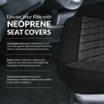 thumbnail image 3 of For 2021-2024 Nissan Rogue S SV SL Platinum Midnight Ed. FH Group Neoprene Custom Fit Car Seat Covers Waterproof  Black - Front, 3 of 6